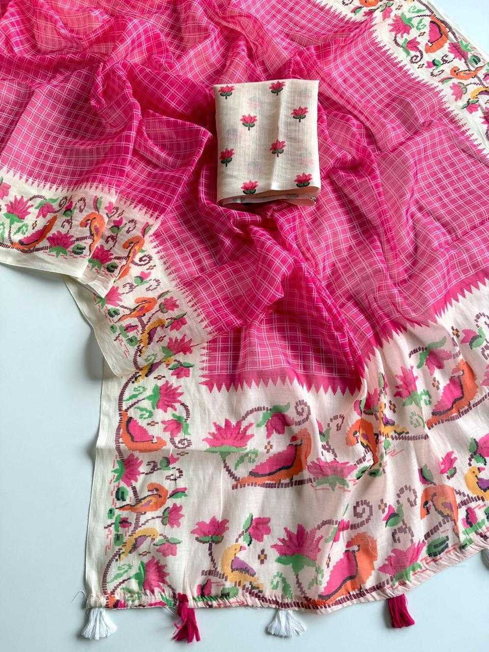 Linen Fancy Saree