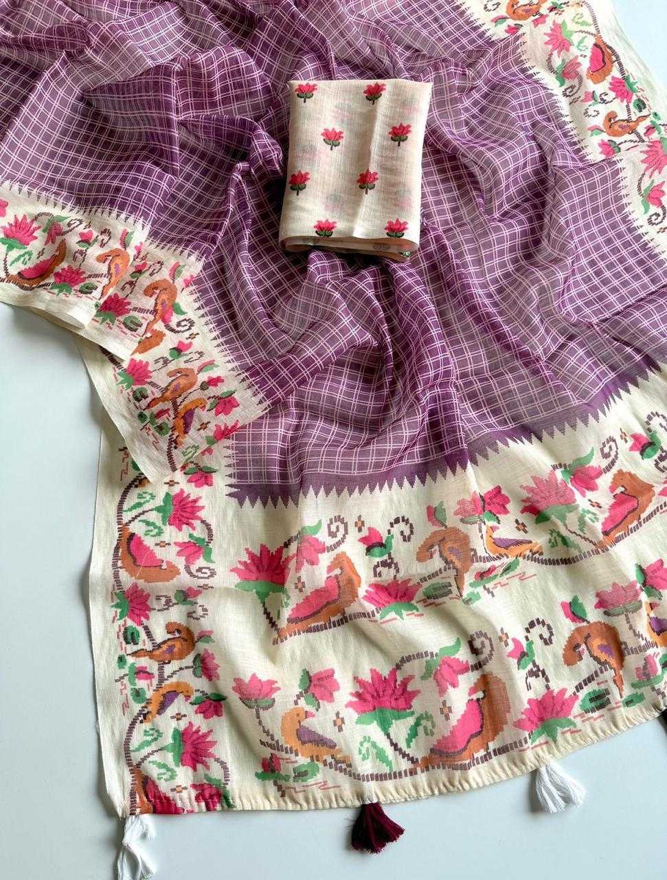 Linen Fancy Saree