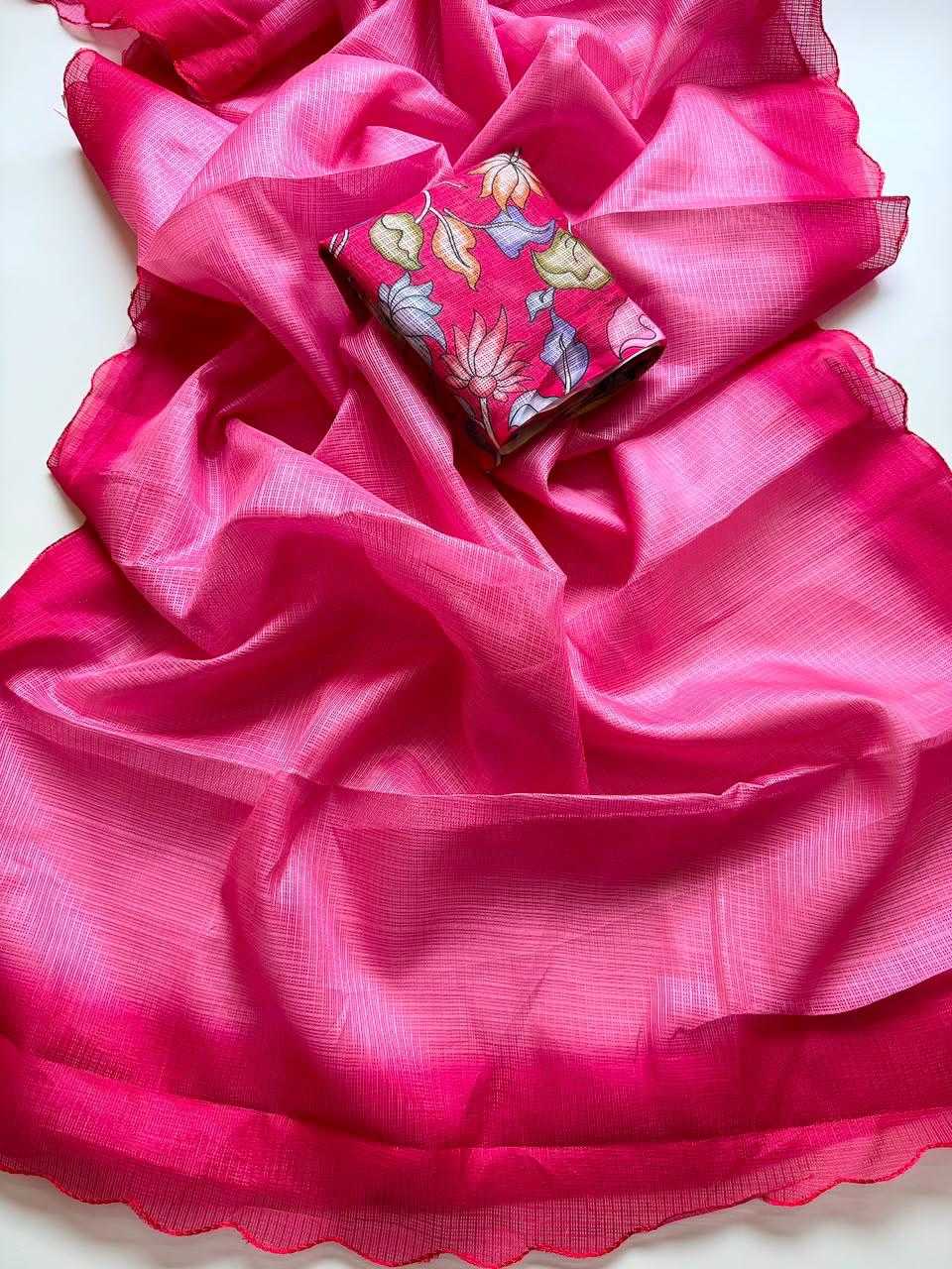 Kalpna Kota Checks Printed Saree