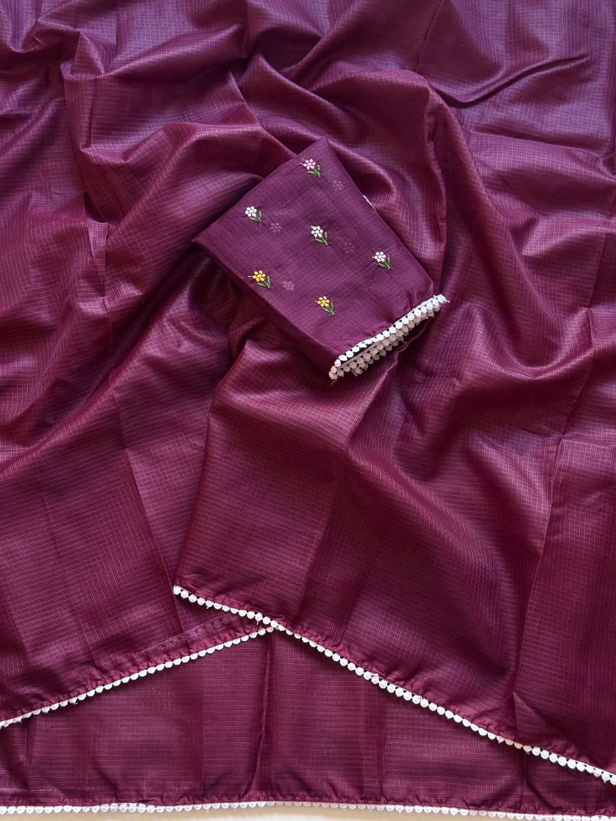 Kota Checks Designer Saree