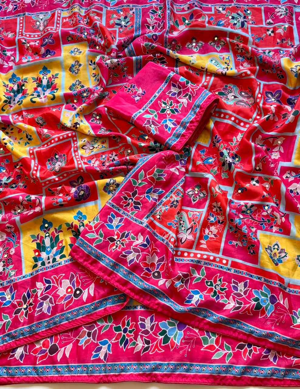 Chinon Designer Saree
