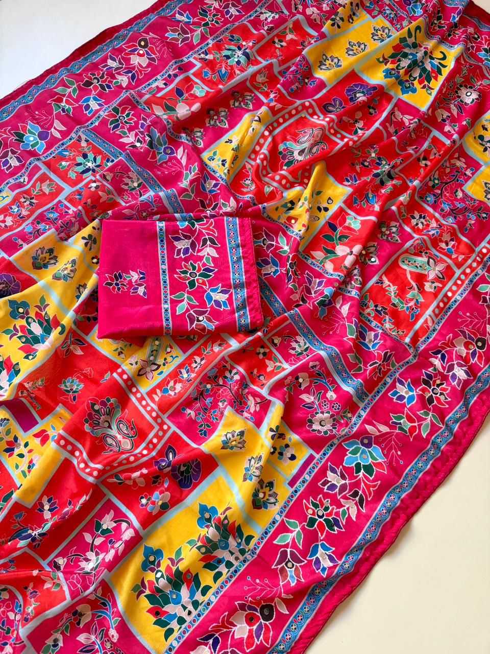 Chinon Designer Saree