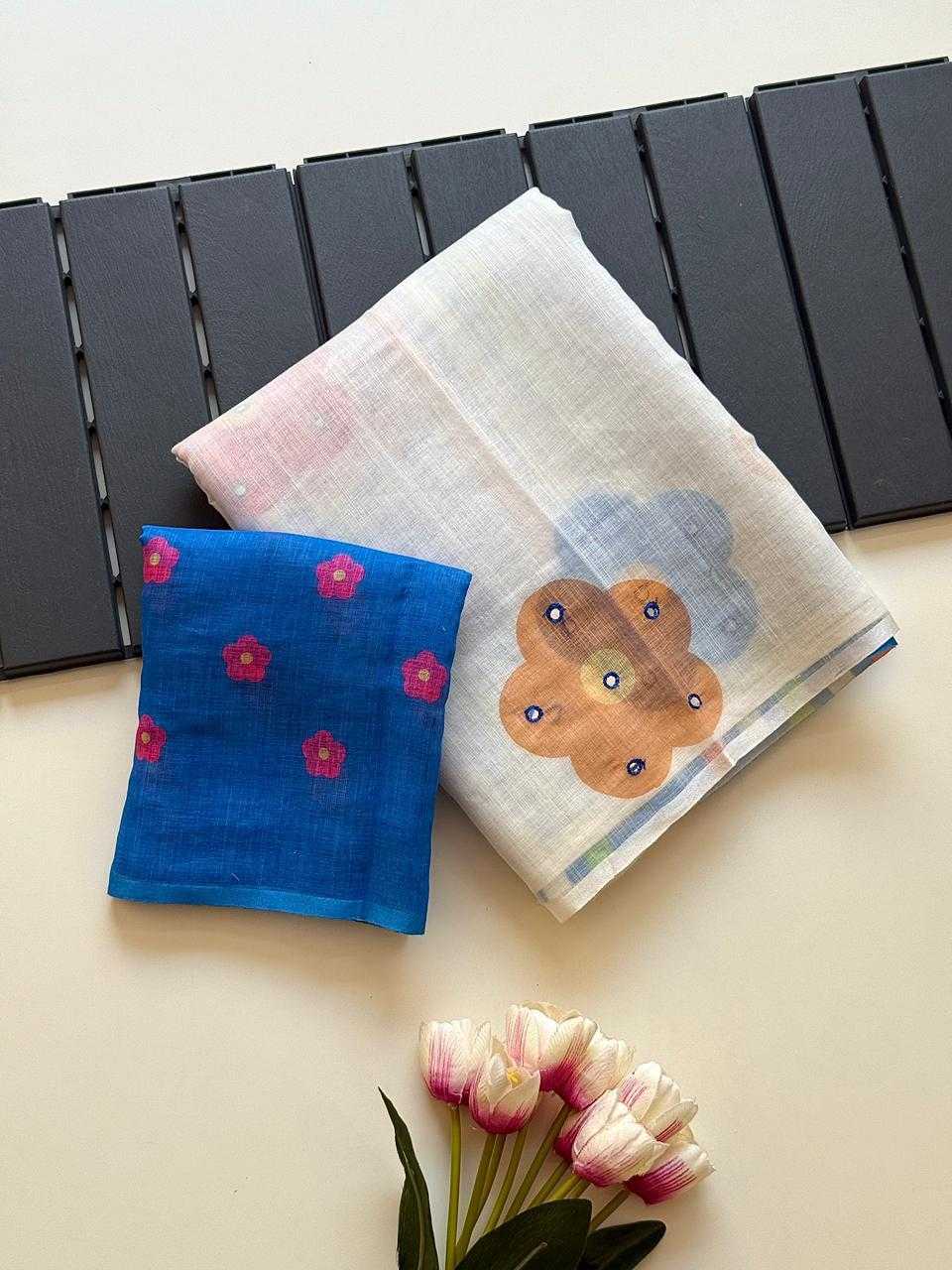Linen Fancy Saree