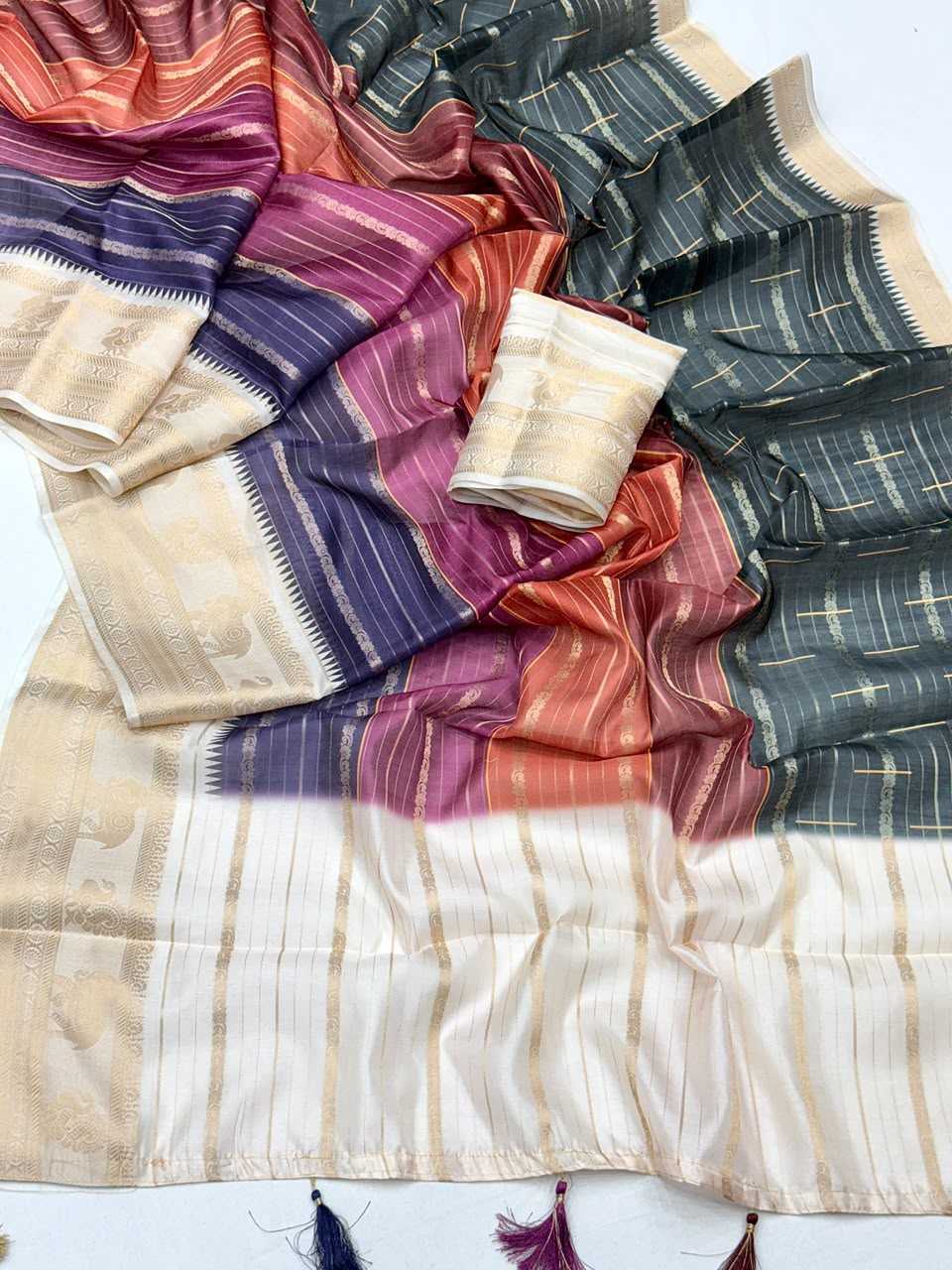 Soft Cotton Printed Saree