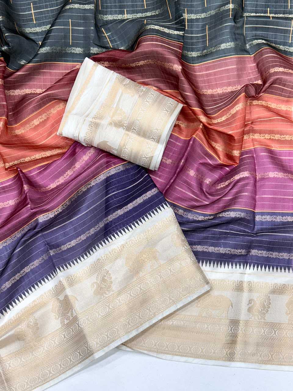 Soft Cotton Printed Saree