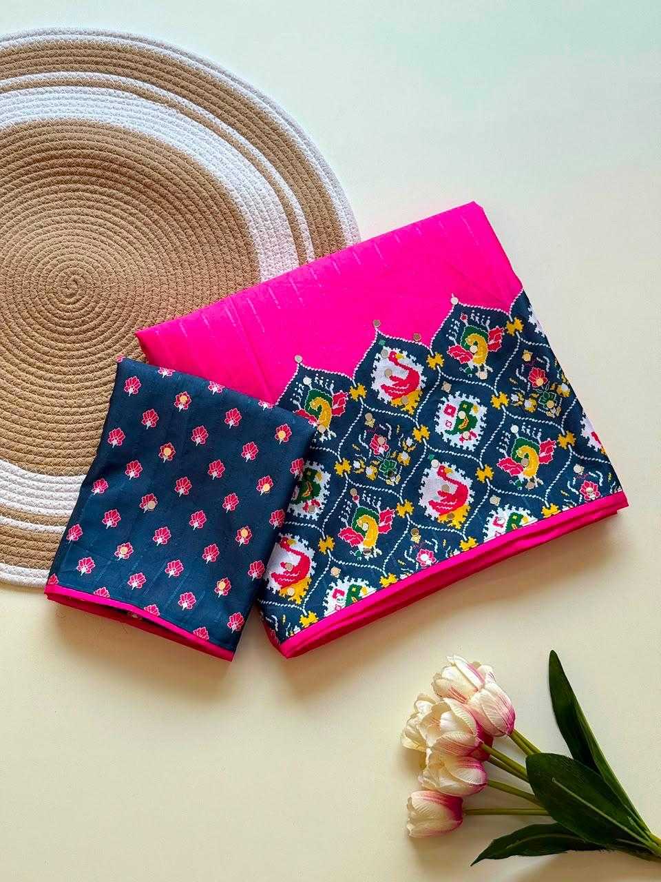 Patola Tussar Silk Heavy Saree