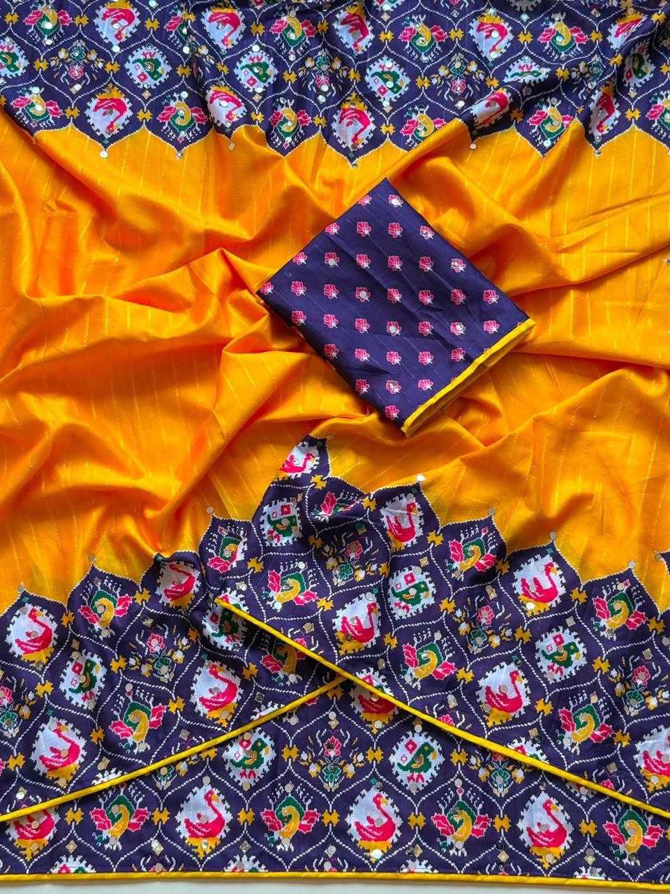 Patola Tussar Silk Heavy Saree