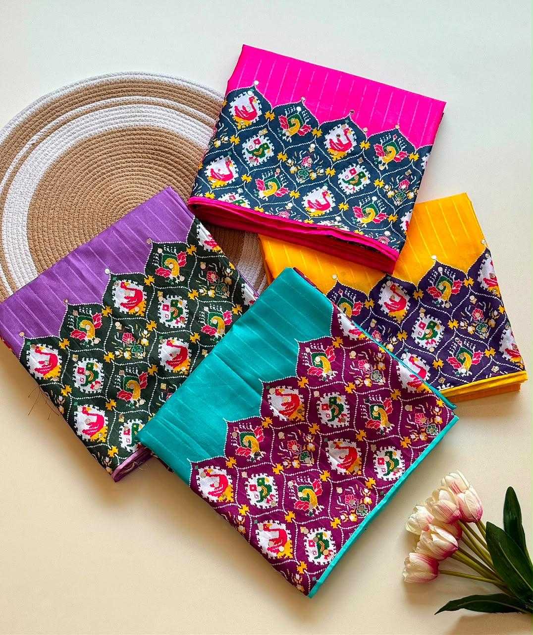 Patola Tussar Silk Heavy Saree