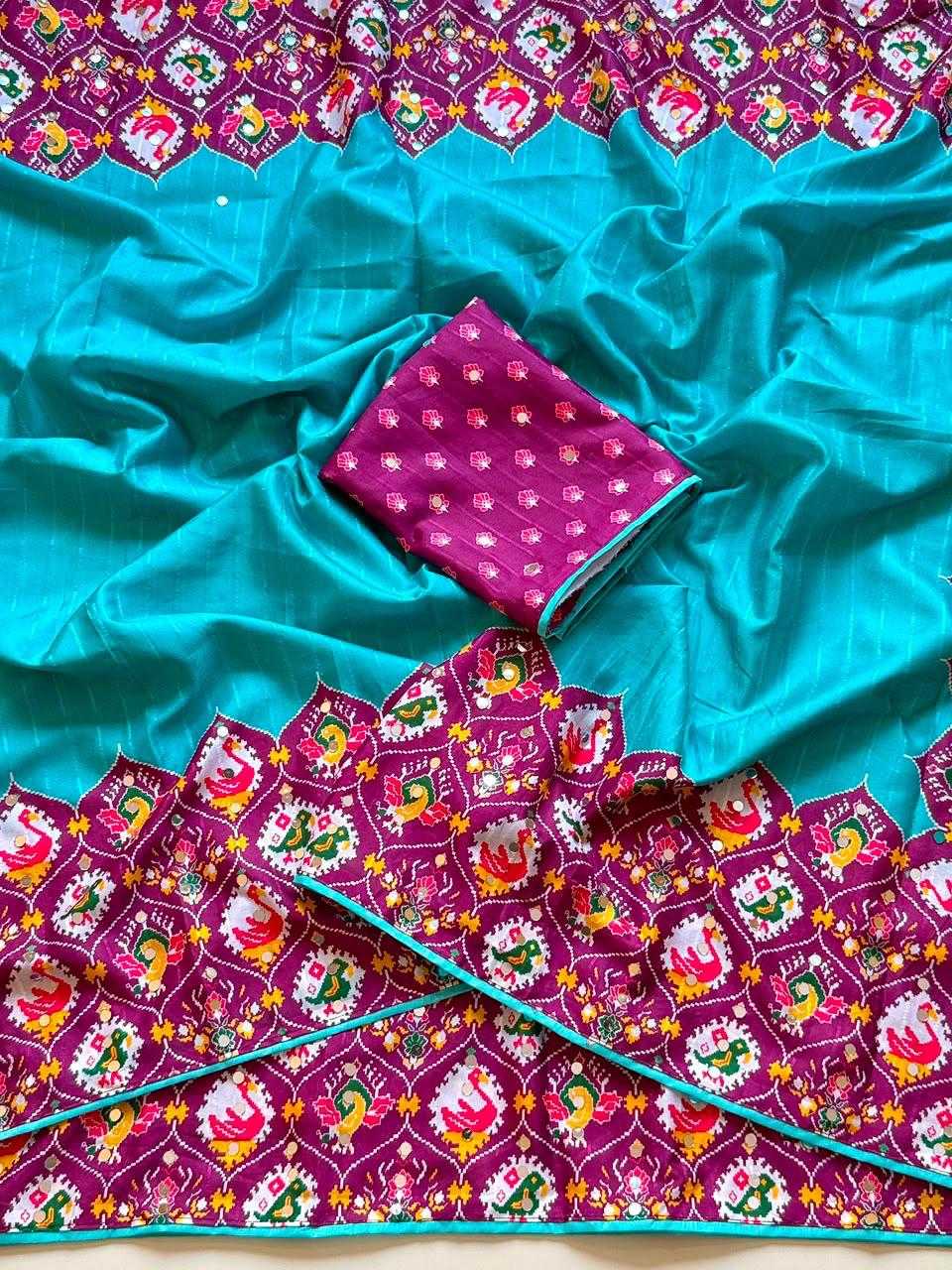 Patola Tussar Silk Heavy Saree