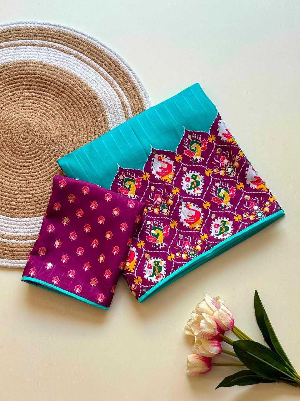 Patola Tussar Silk Heavy Saree