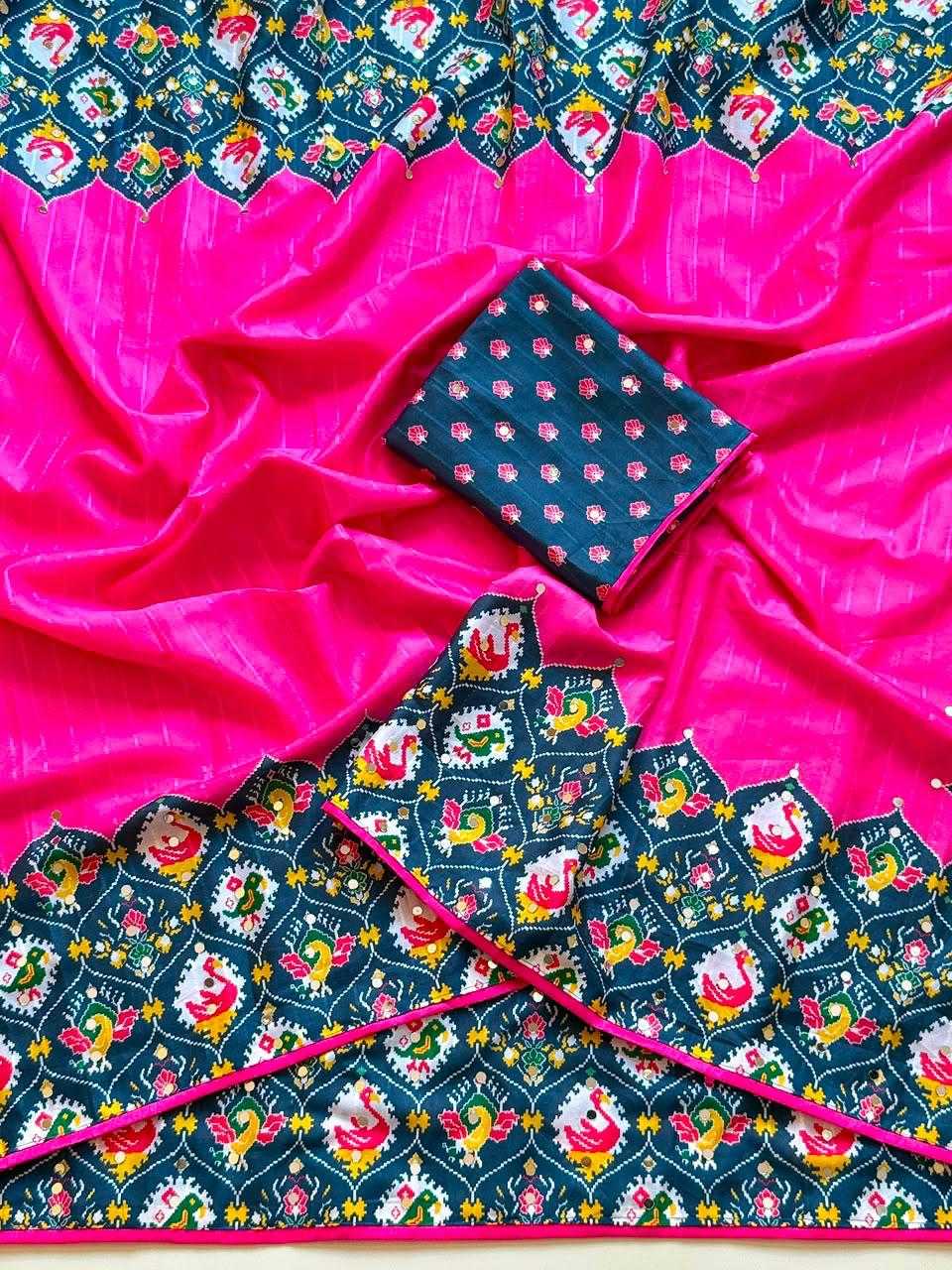 Patola Tussar Silk Heavy Saree