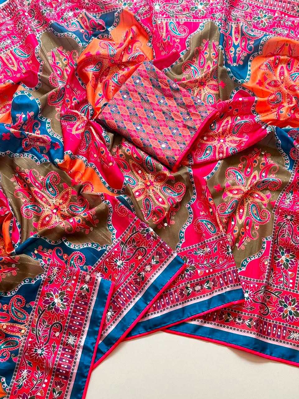Tussar Silk Printed Saree
