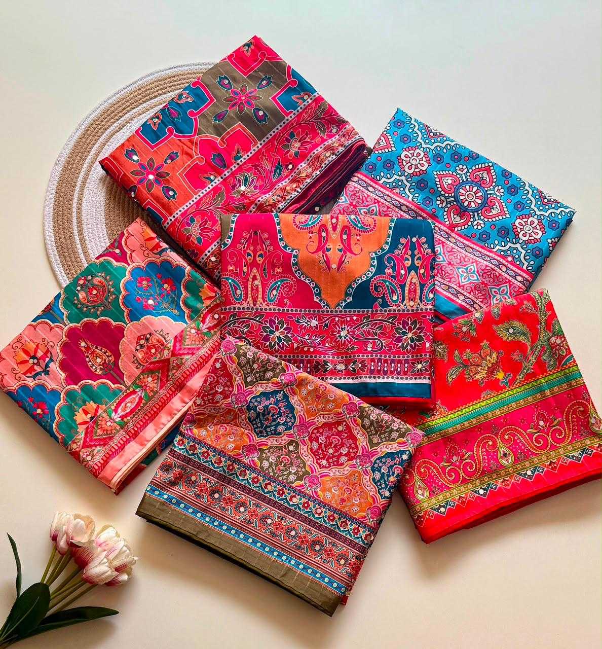 Tussar Silk Printed Saree