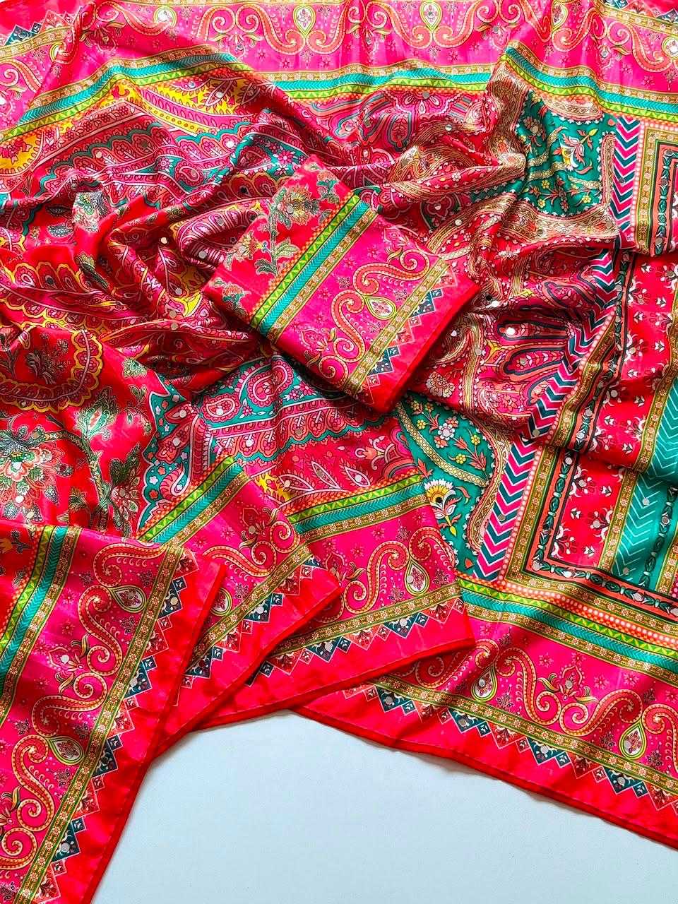 Tussar Silk Printed Saree