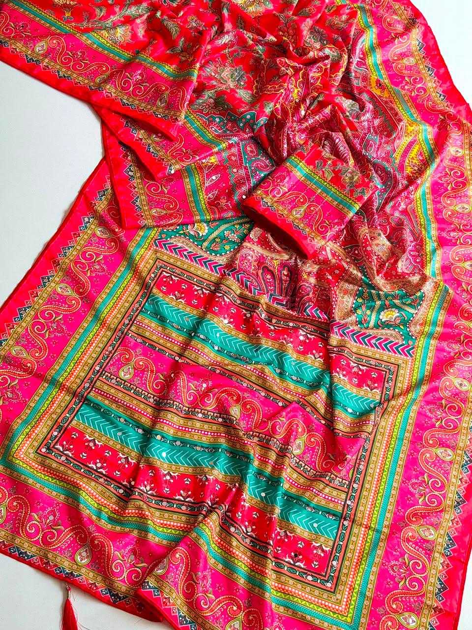 Tussar Silk Printed Saree