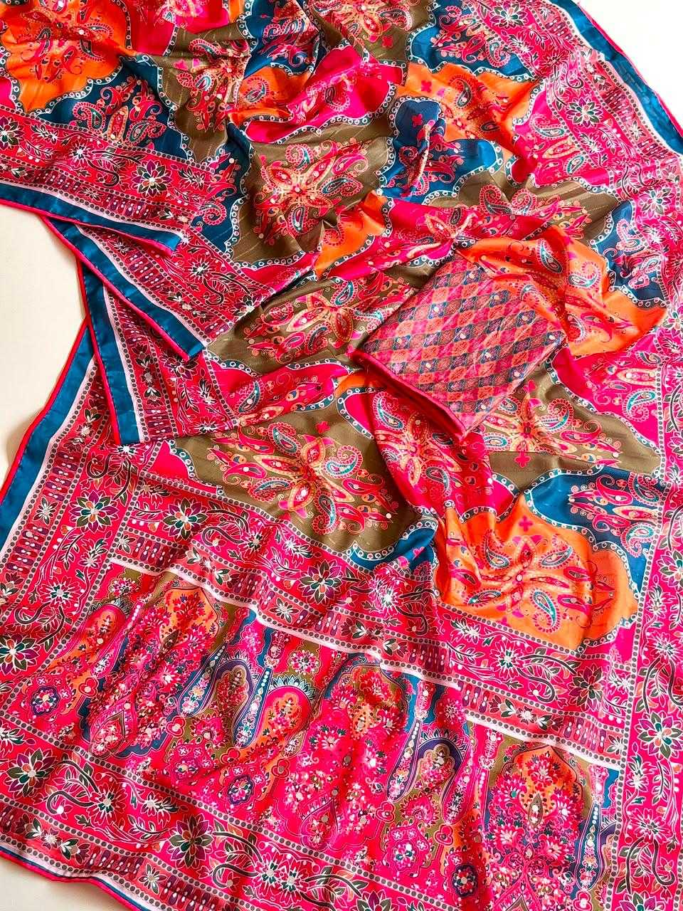 Tussar Silk Printed Saree