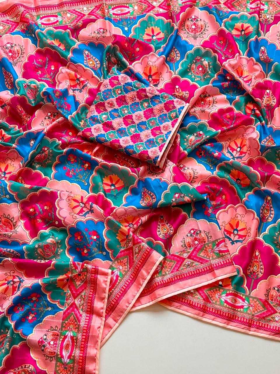 Tussar Silk Printed Saree