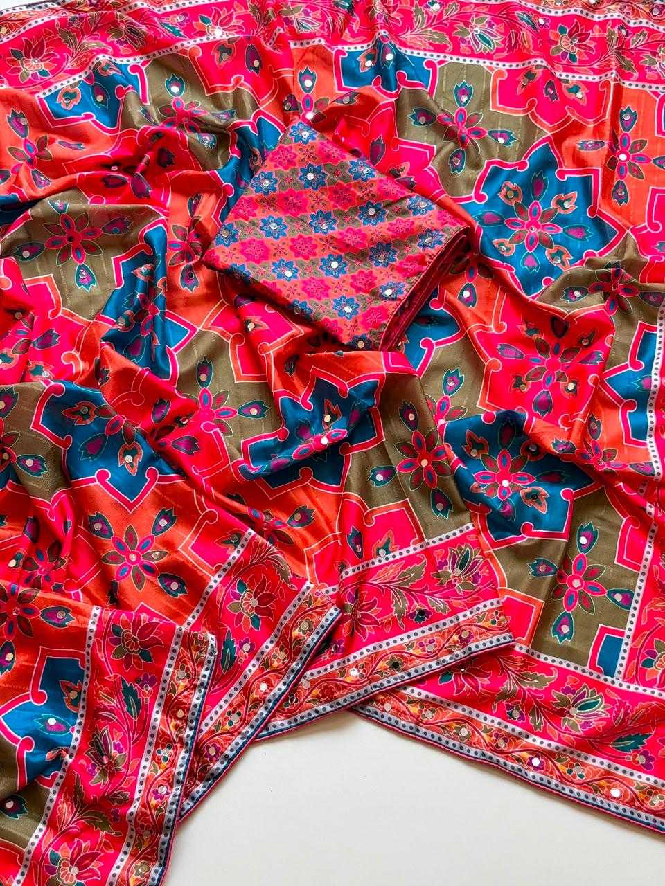 Tussar Silk Printed Saree