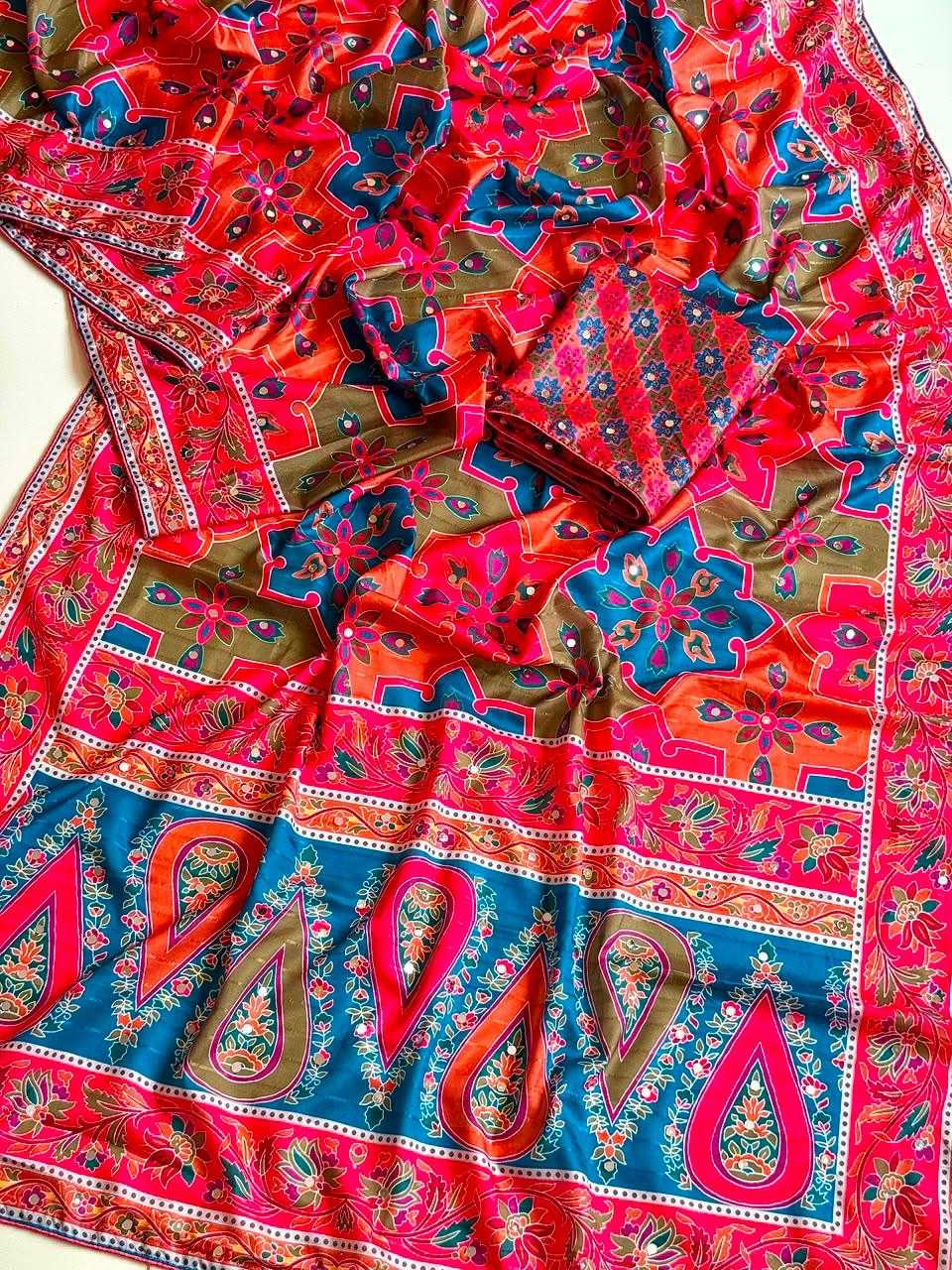 Tussar Silk Printed Saree