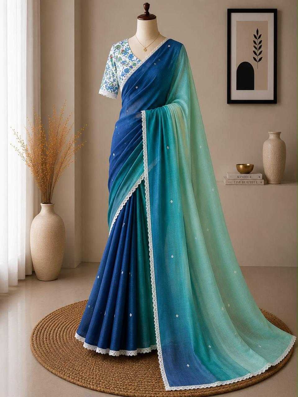 Embroidered Saree