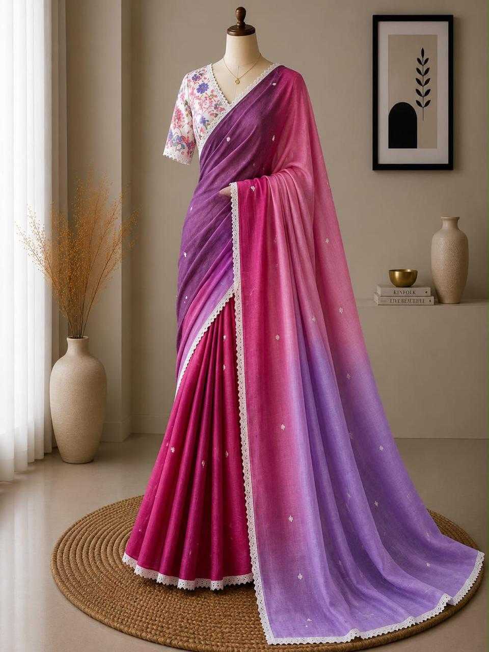 Embroidered Saree