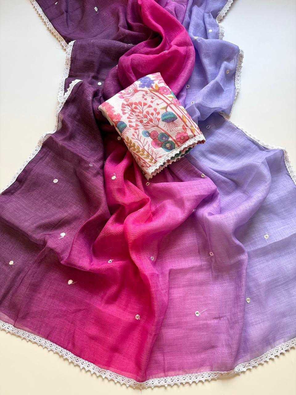 Embroidered Saree