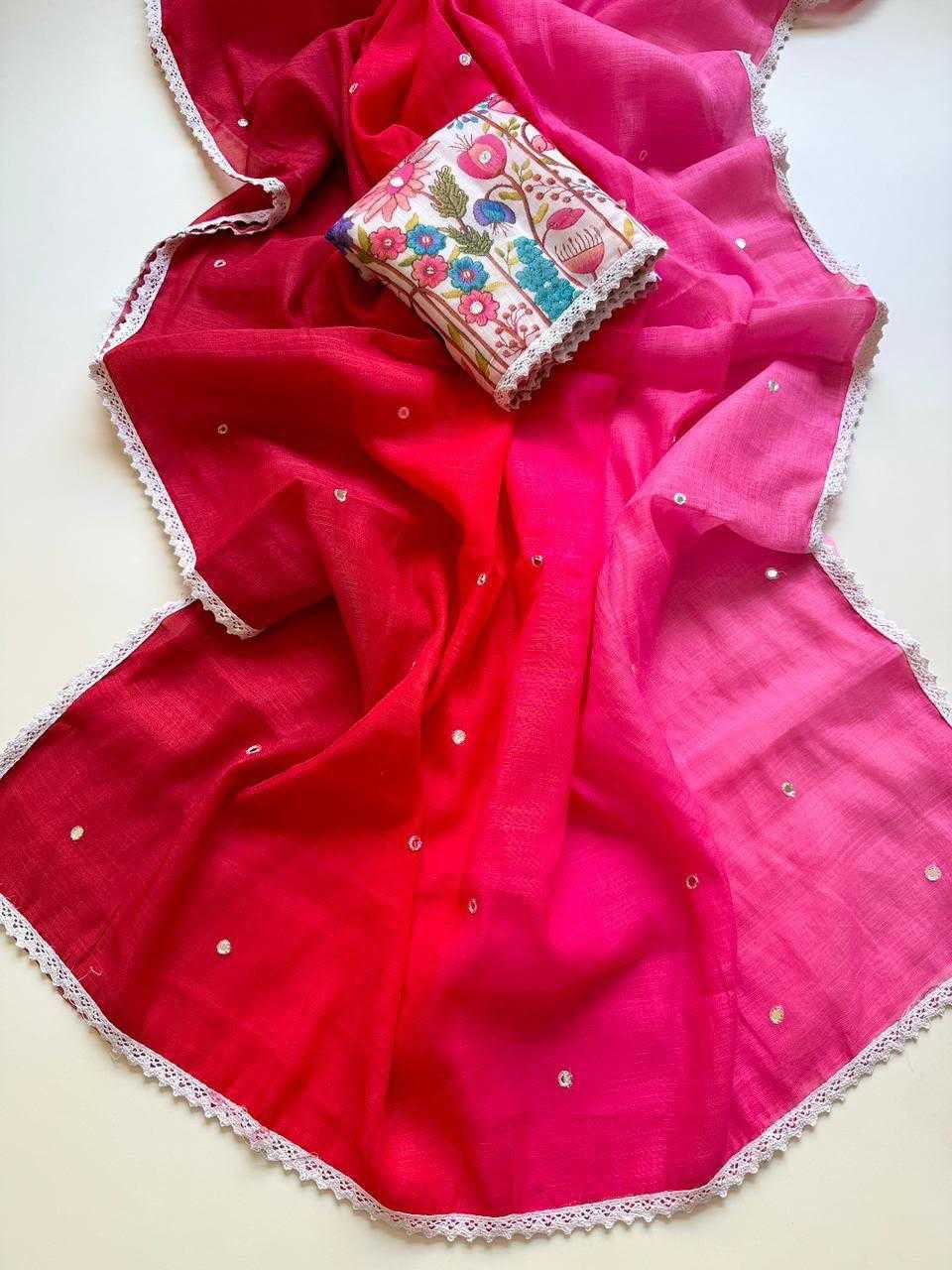 Embroidered Saree