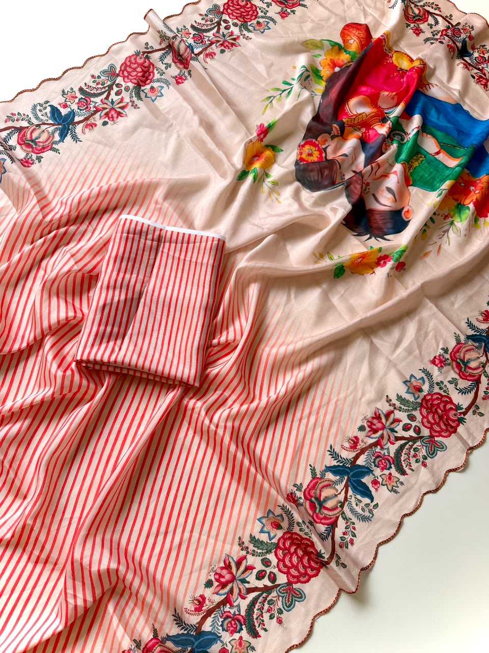 Shinon Silk Printed Saree