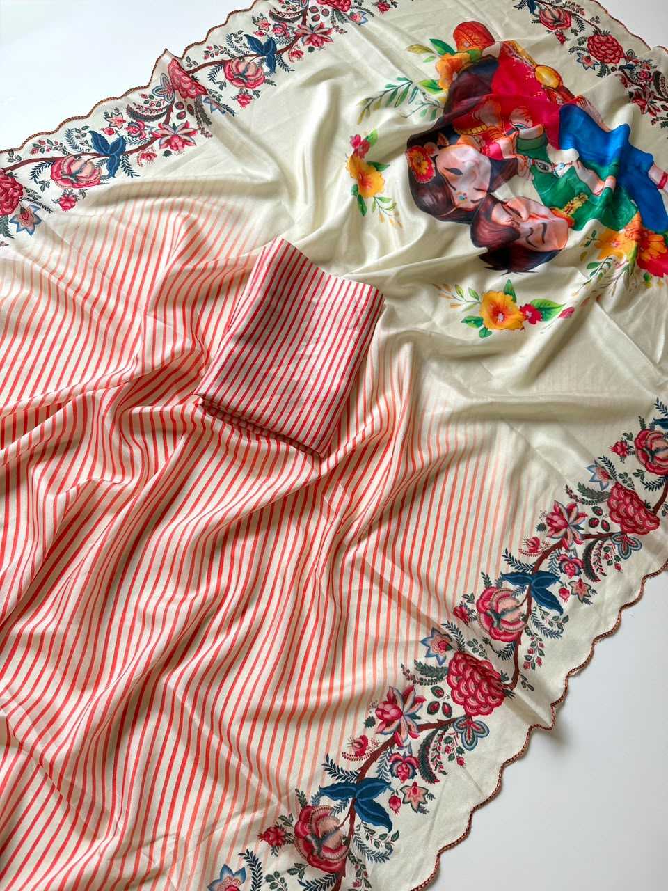 Shinon Silk Printed Saree