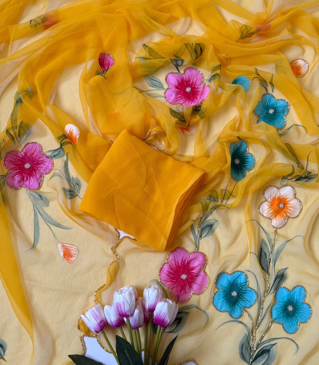 Chiffon Saree