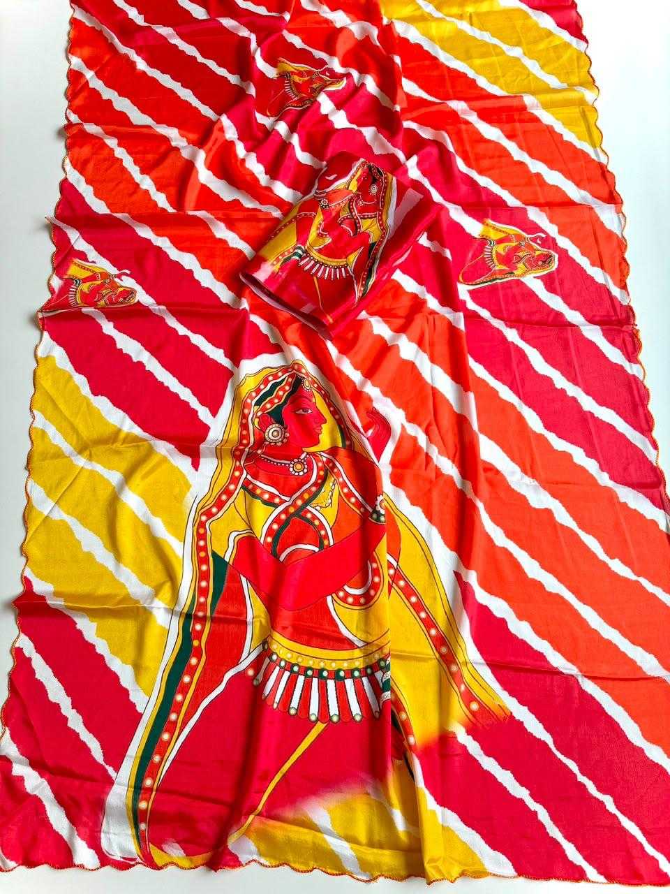Savan Chiffon Designer Saree