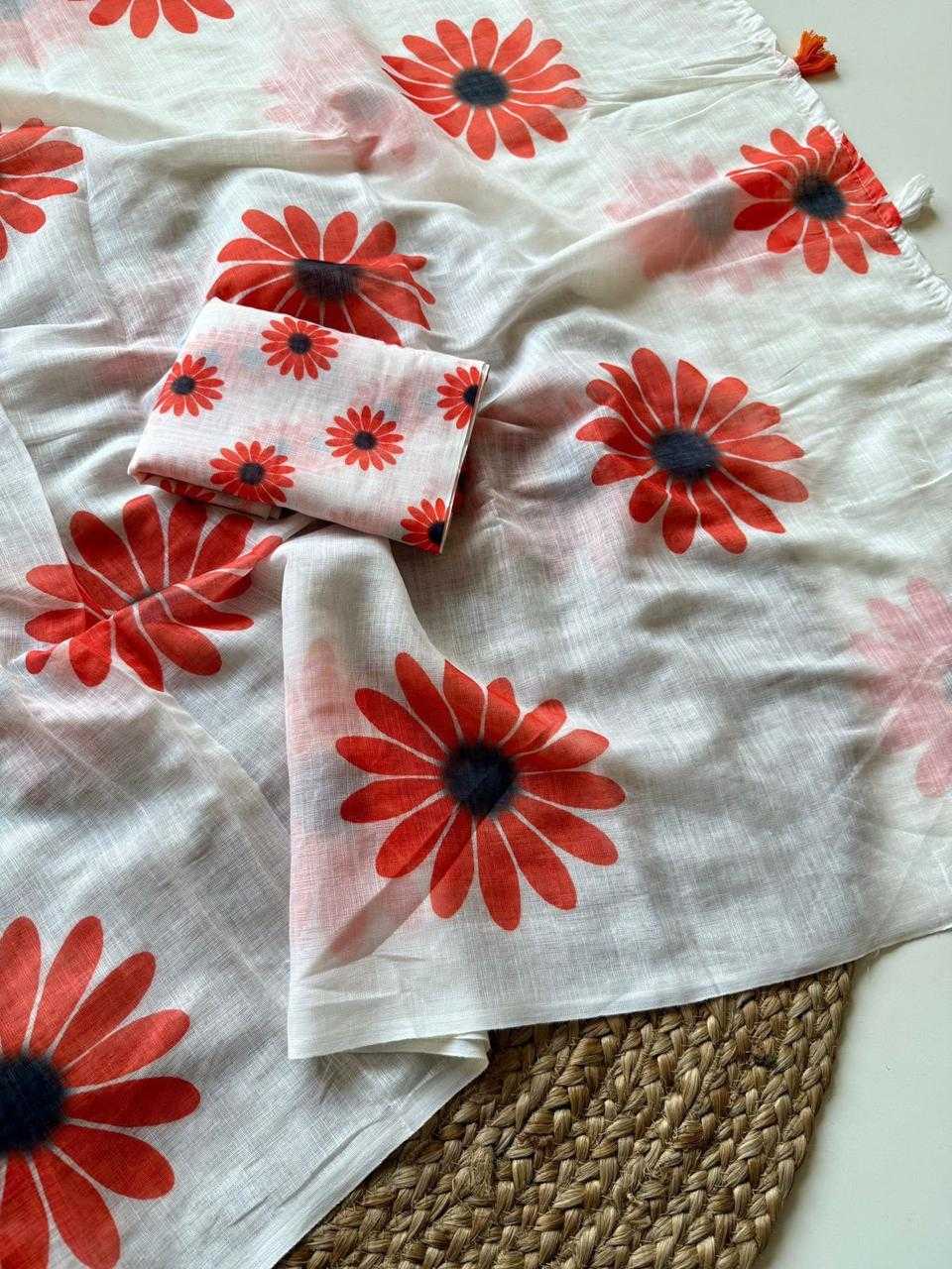 Linen Fancy Saree