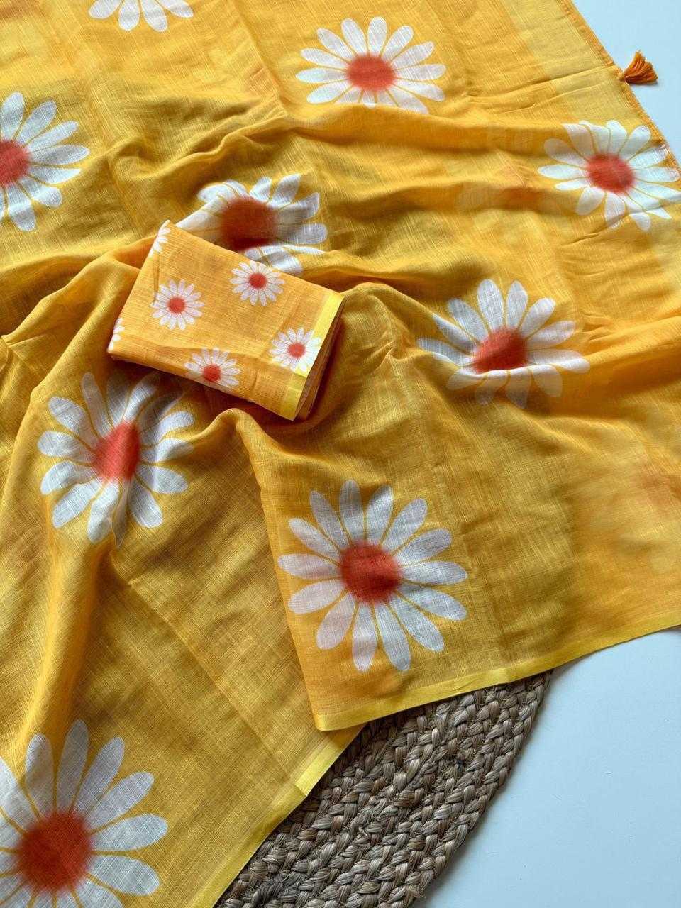 Linen Fancy Saree