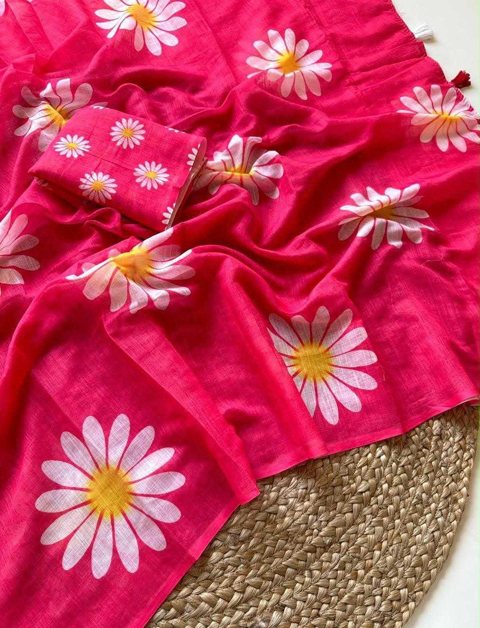 Linen Fancy Saree
