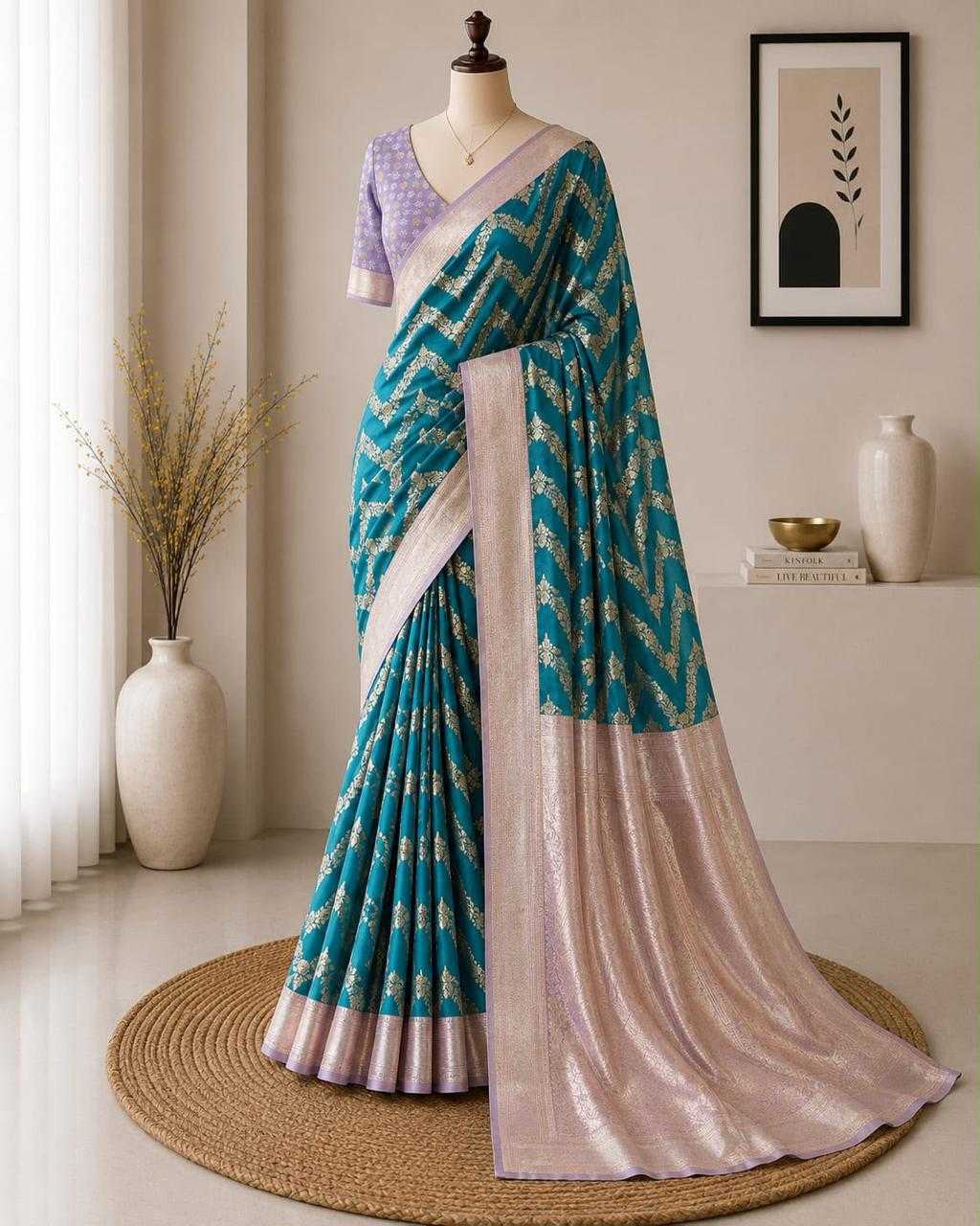 Jacquard Saree