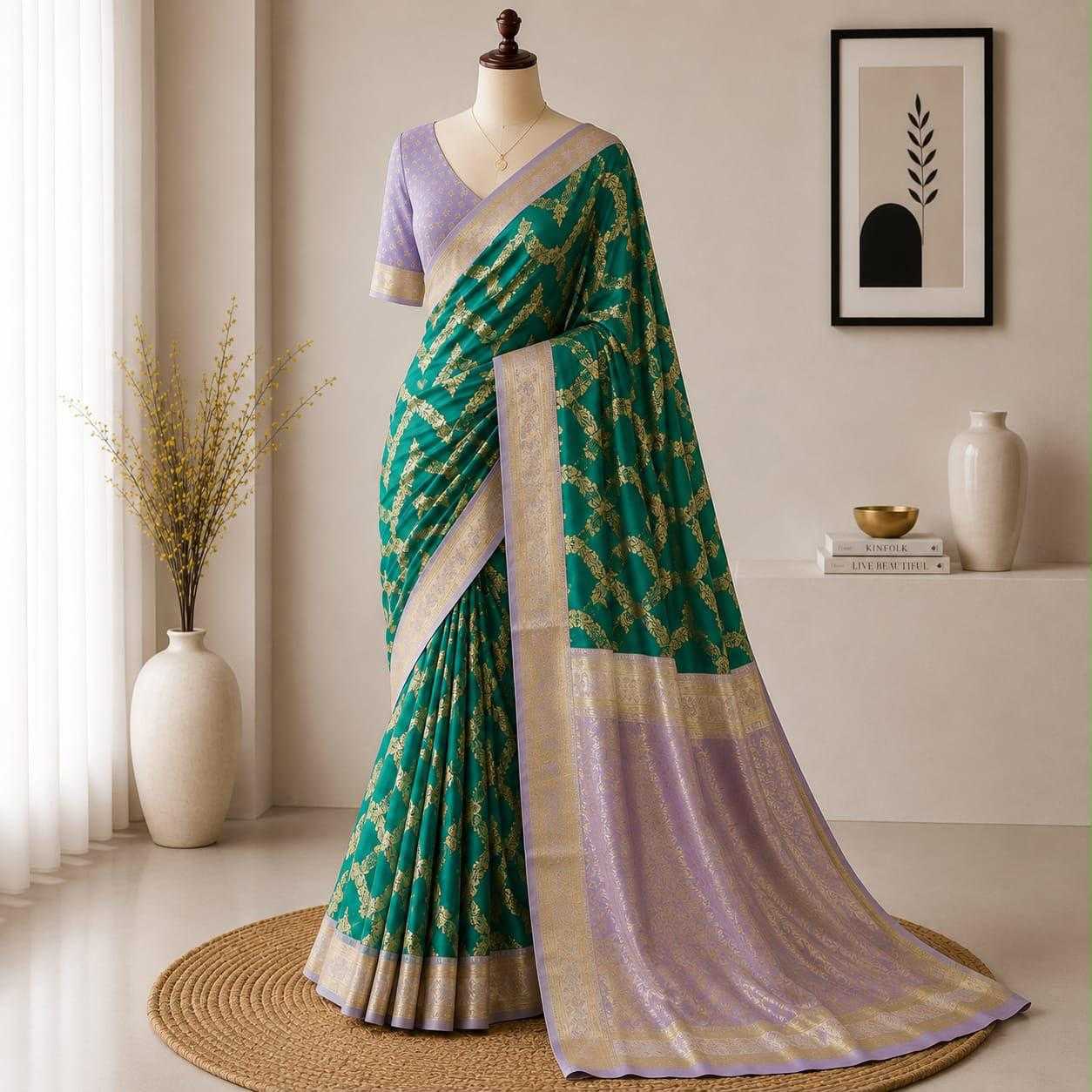Jacquard Saree