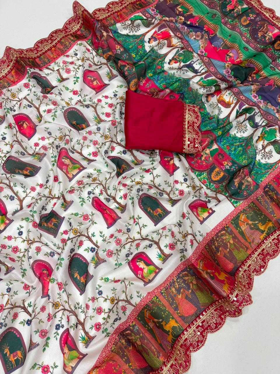 Soft Dola Designer Saree