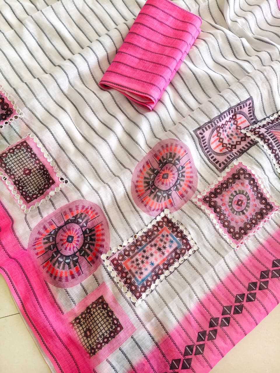 Linen Party Wear Saree