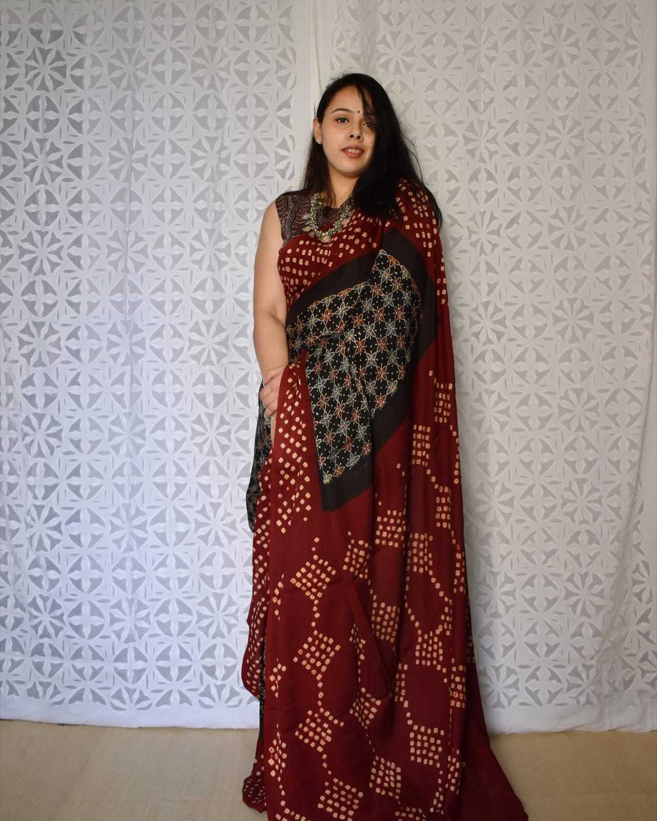 Muslin Printed Saree