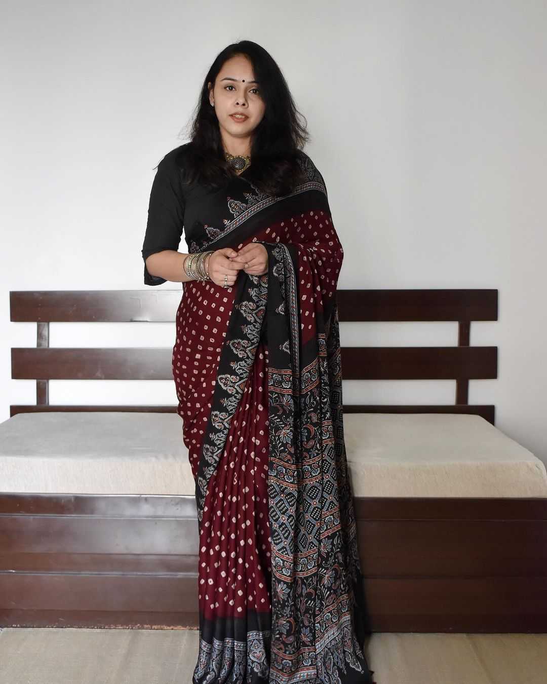 Muslin Printed Saree