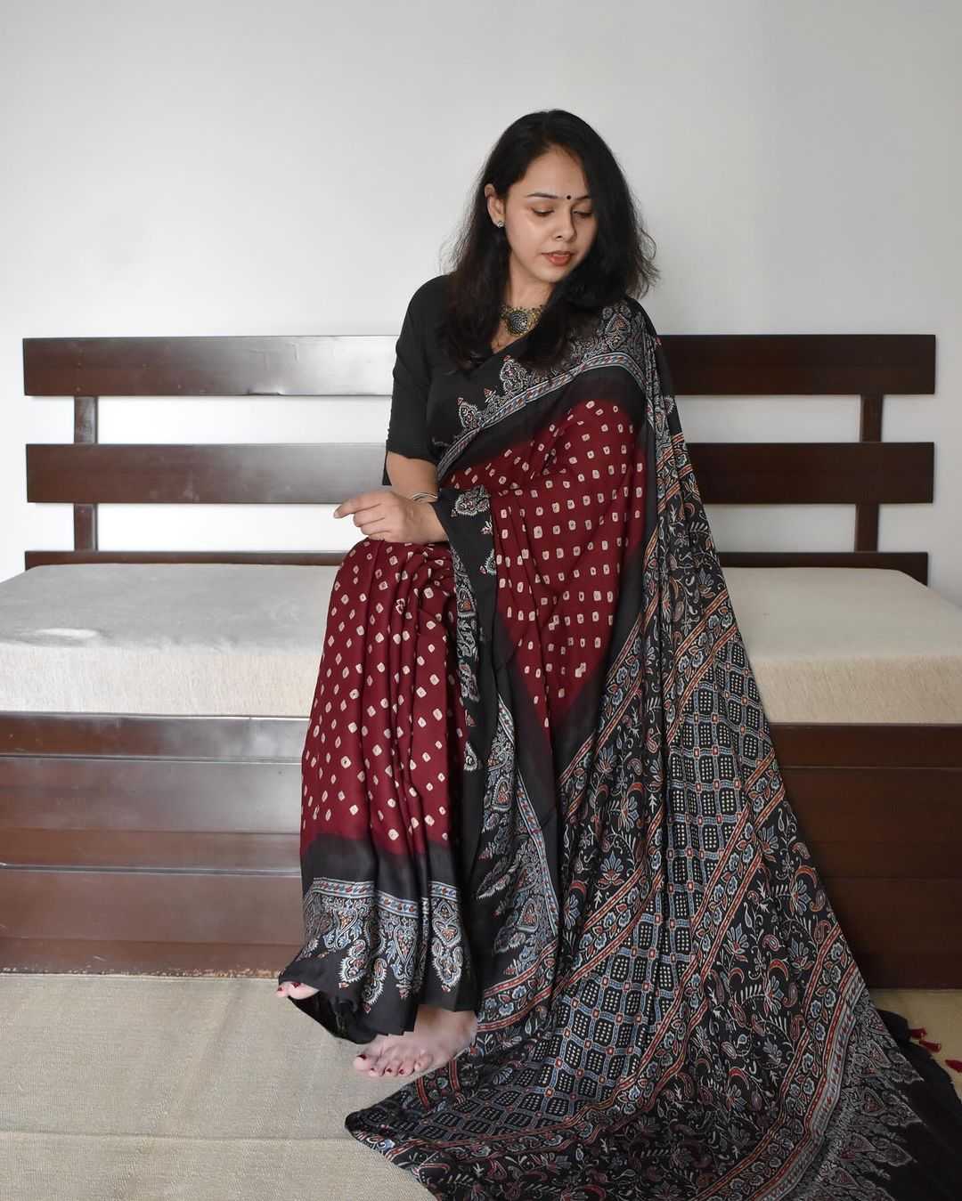 Muslin Printed Saree