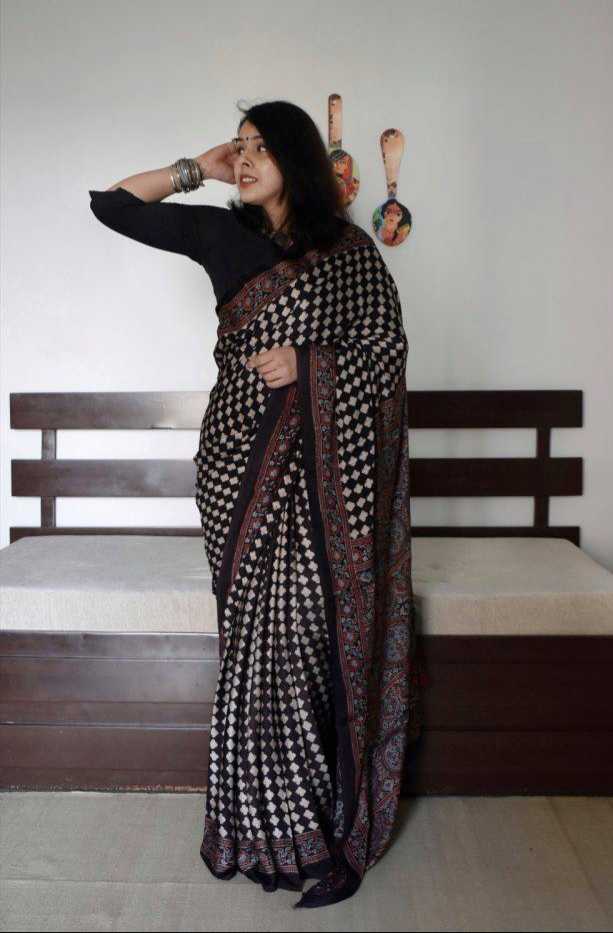Muslin Printed Saree