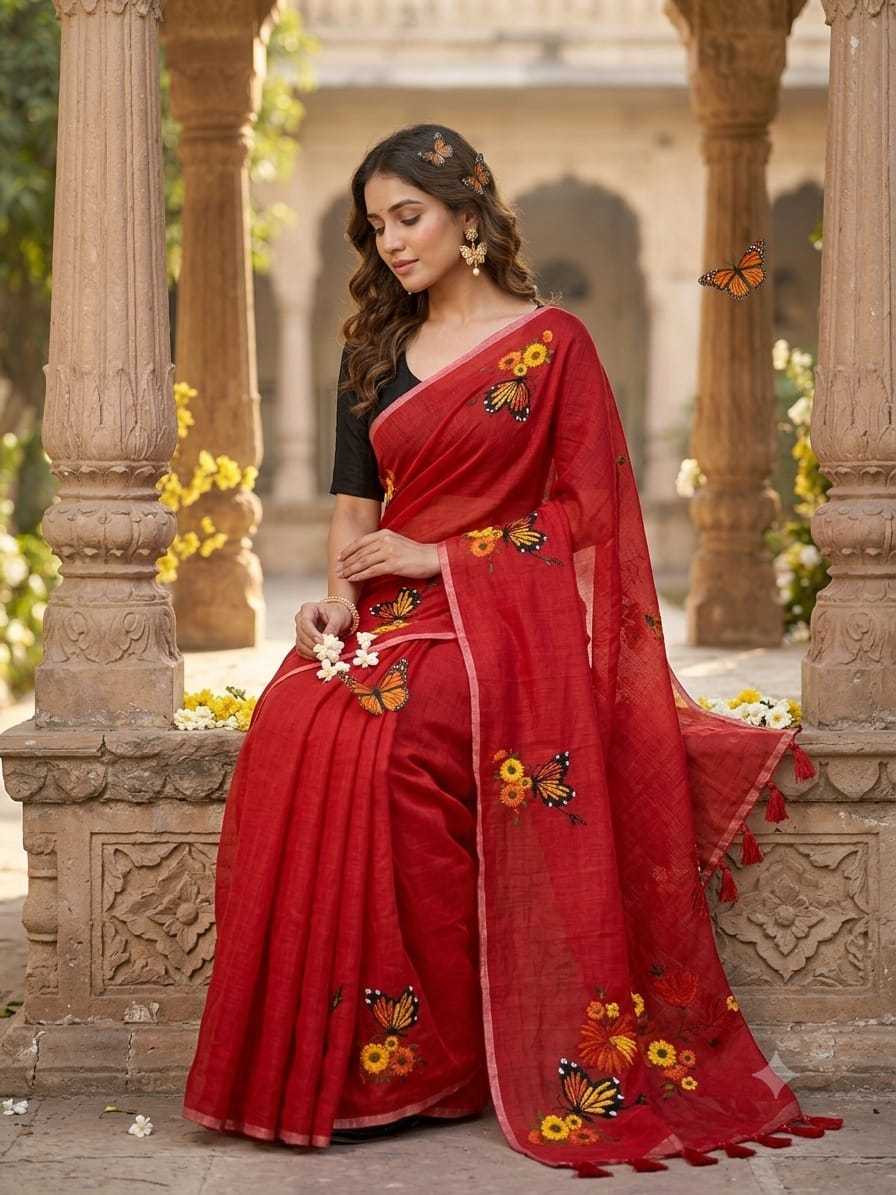 Chanderi Cotton Designer Saree