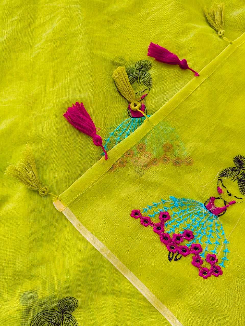 Linen Designer Saree