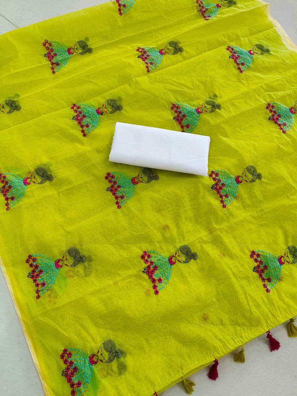 Linen Designer Saree