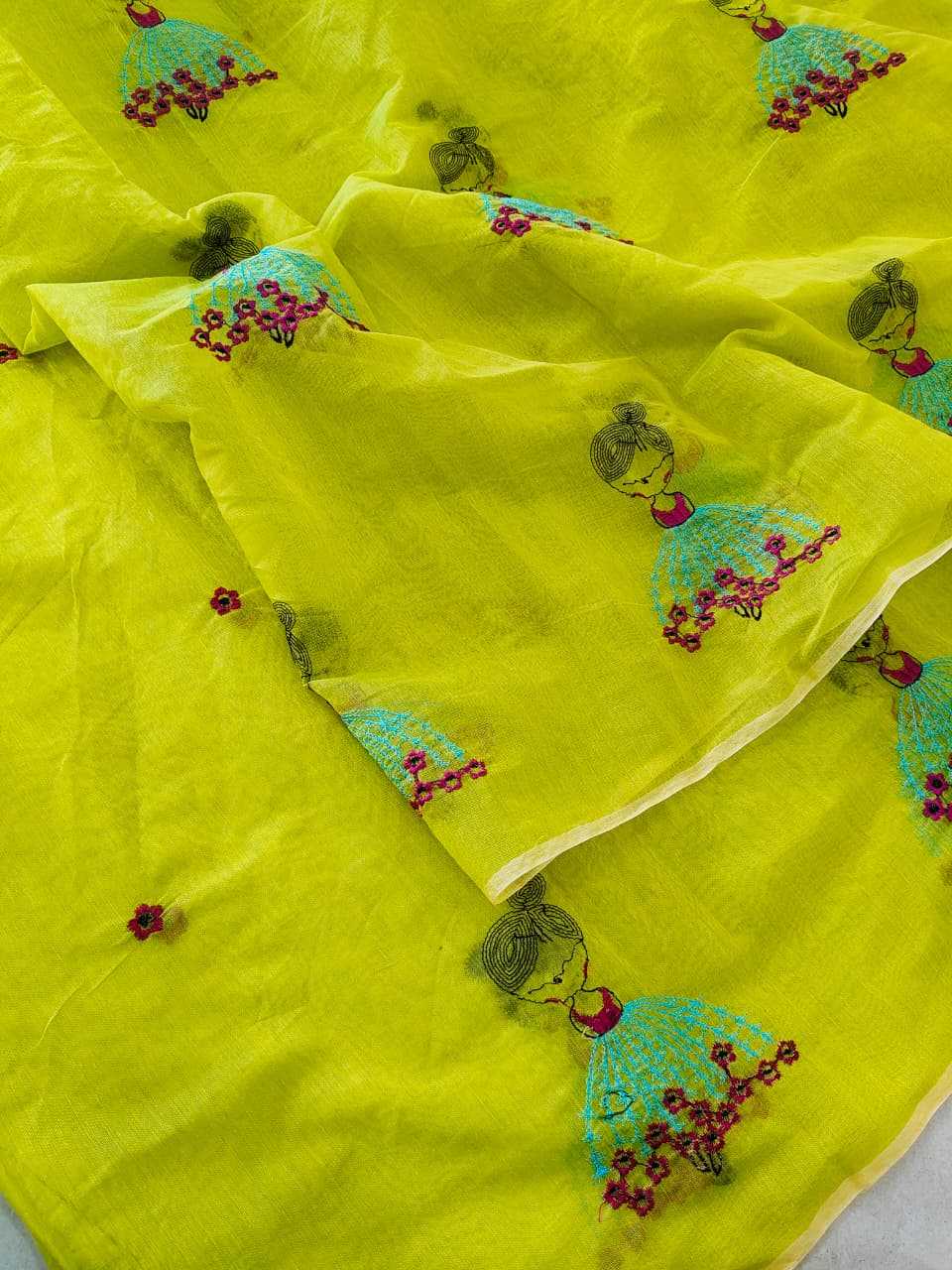 Linen Designer Saree