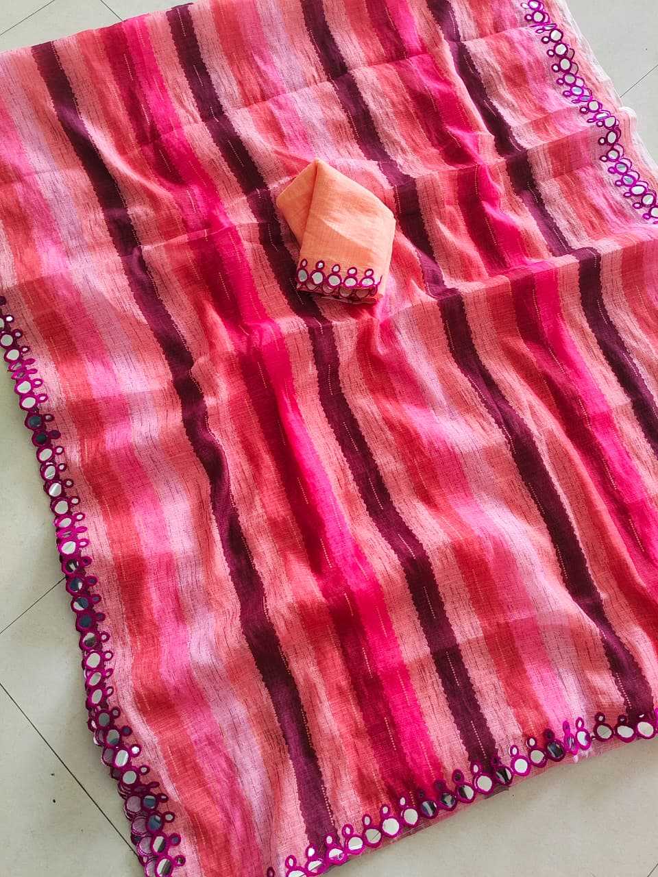 Linen Printed Saree