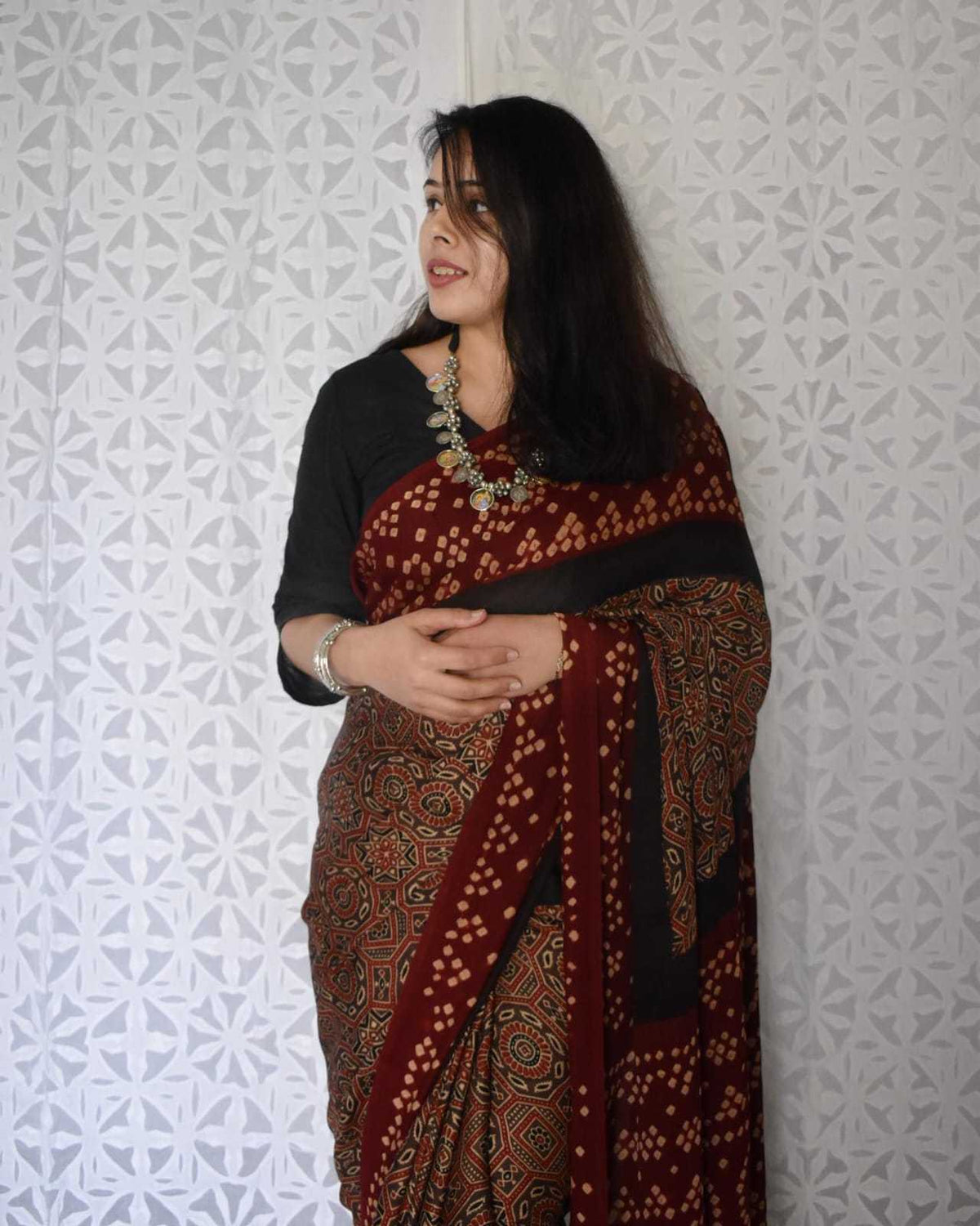 Gauri Muslin Silk Printed Saree