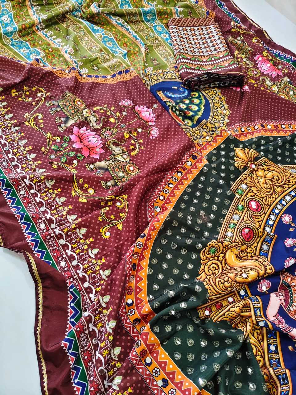 Geet Crepe Silk Printed Saree
