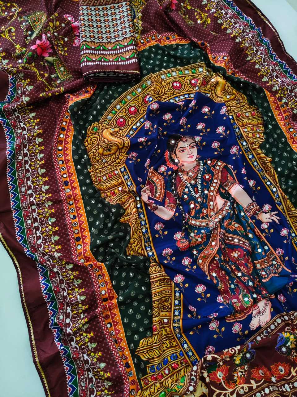 Geet Crepe Silk Printed Saree
